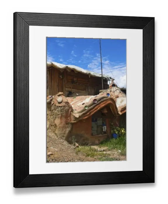 Framed Print : Villa de Leyva, Colombia. A unique red house in the hills outside of Villa de Leyva Framed Print : Villa de Leyva, Colombia. A unique red house in the hills outside of Villa de Leyva