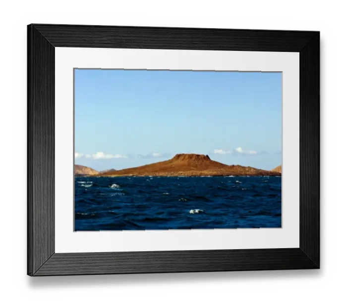 Framed Print : South America, Ecuador, Galapagos Islands, Sombrero Chino, one of the smallest islands
