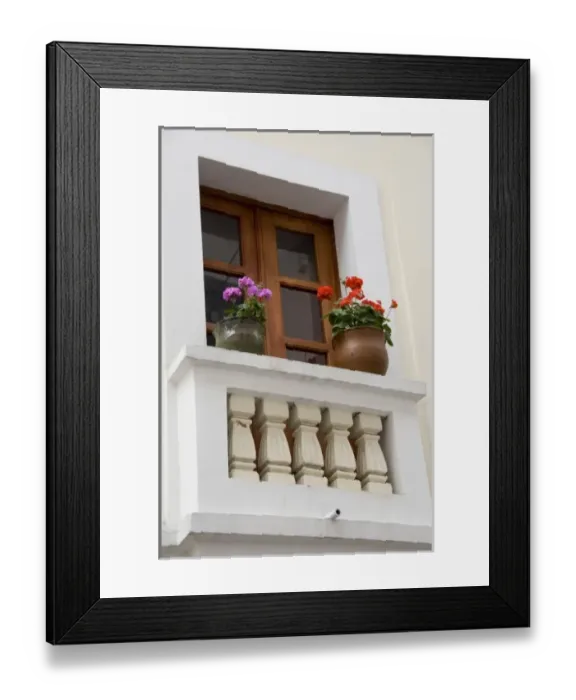 Framed Print : Ecuador, Quito. Historic La Ronda street