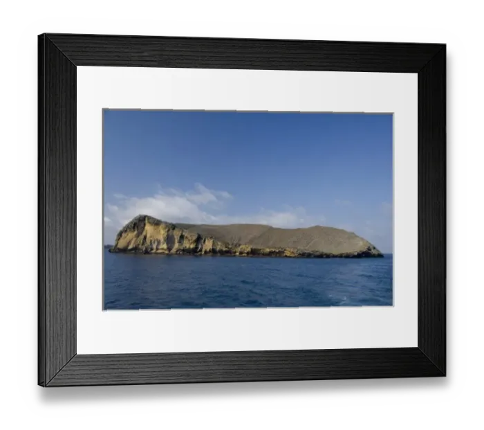 Framed Print : Ecuador, Galapagos, Bainbridge Rocks (aka Rocas Bainbridge). Volcanic chain of islands