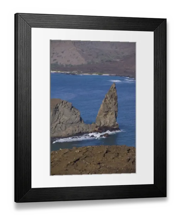 Framed Print : Ecuador, Galapagos, Bartolome, Sullivan Bay. Iconic landmark formation, Pinnacle Rock Framed Print : Ecuador, Galapagos, Bartolome, Sullivan Bay. Iconic landmark formation, Pinnacle Rock