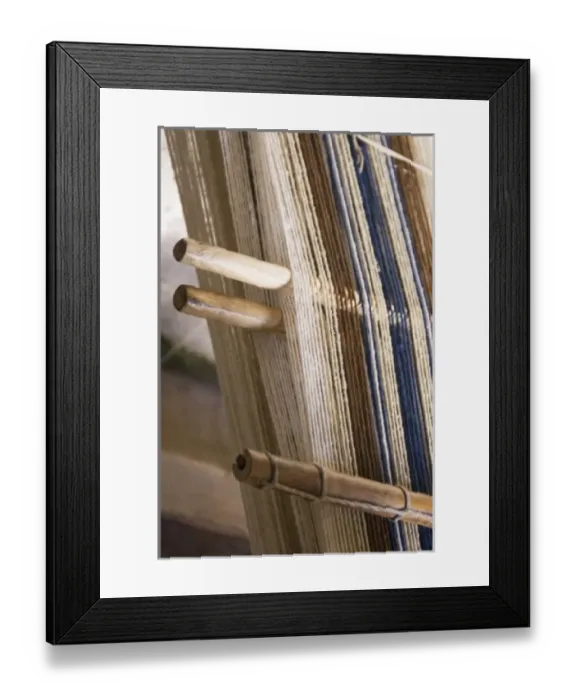 Framed Print : Ecuador, Imbabura Province, Otavalo, Carabuela. Weaving and spinning yarn using centuries Framed Print : Ecuador, Imbabura Province, Otavalo, Carabuela. Weaving and spinning yarn using centuries