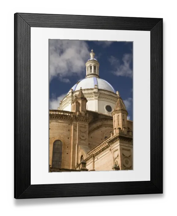 Framed Print : Cathedral of Immaculate Conception, built 1885, Cuenca, Ecuador. Cuenca is a UNESCO Framed Print : Cathedral of Immaculate Conception, built 1885, Cuenca, Ecuador. Cuenca is a UNESCO