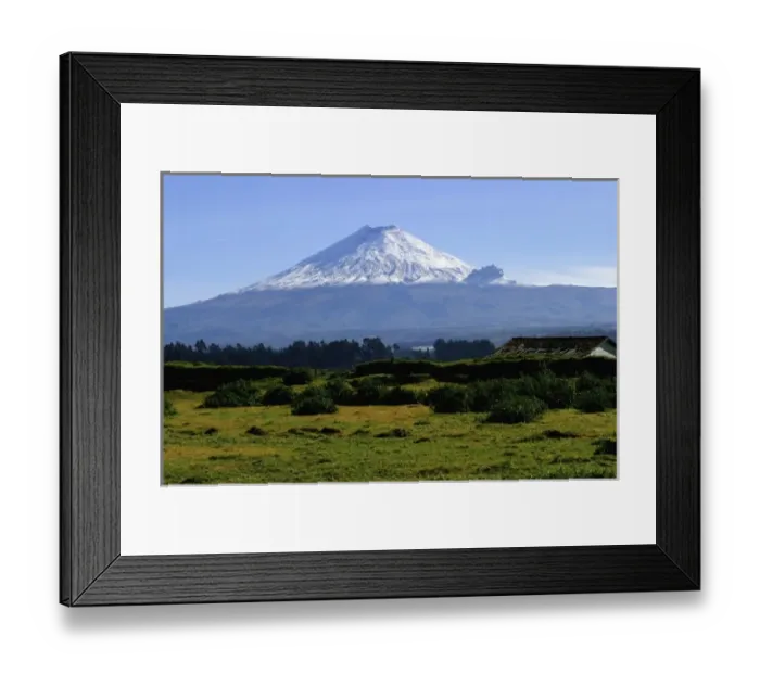 Framed Print : Cotopaxi Mountain, Ecuador