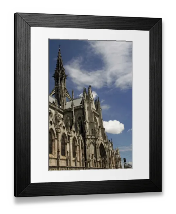 Framed Print : Americas, Ecuador, Quito. The Basilica del Voto Nacional, construction began in 1892 Framed Print : Americas, Ecuador, Quito. The Basilica del Voto Nacional, construction began in 1892