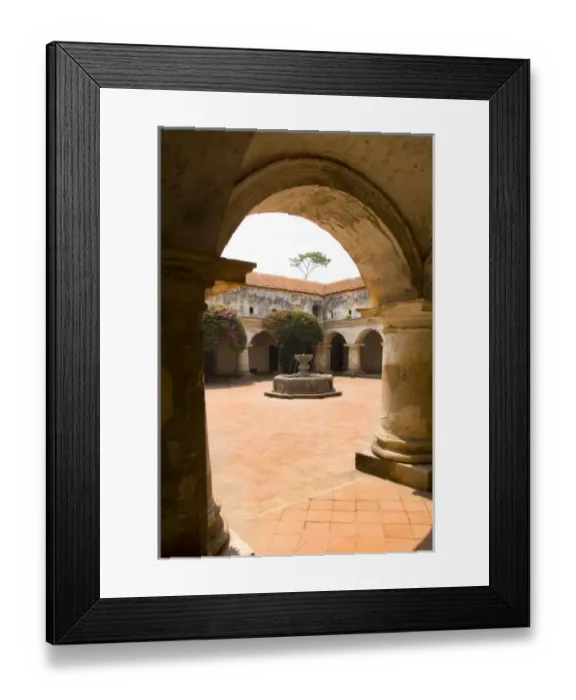 Framed Print : Ruins called Las Capuchinas in the town of Antigua Guatemala Framed Print : Ruins called Las Capuchinas in the town of Antigua Guatemala