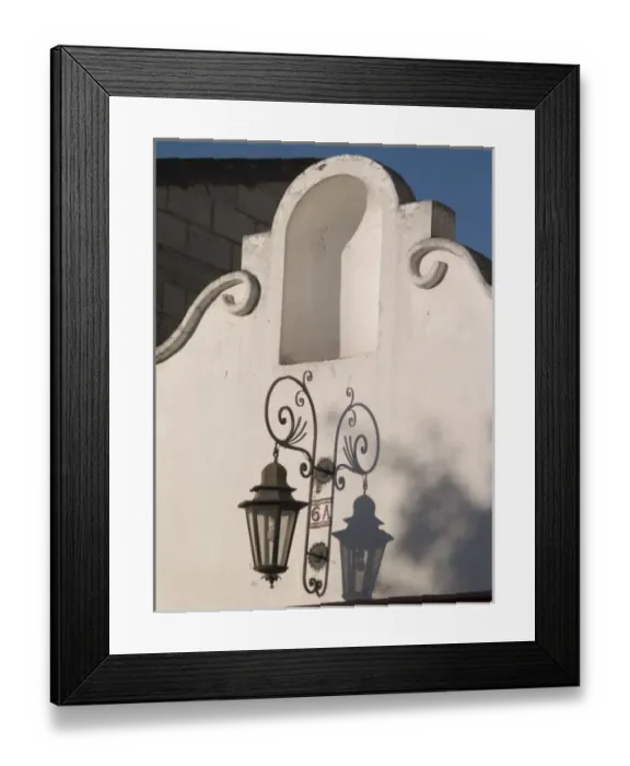 Framed Print : Antigua, Guatemala: Deatil of a lamp fixture Framed Print : Antigua, Guatemala: Deatil of a lamp fixture
