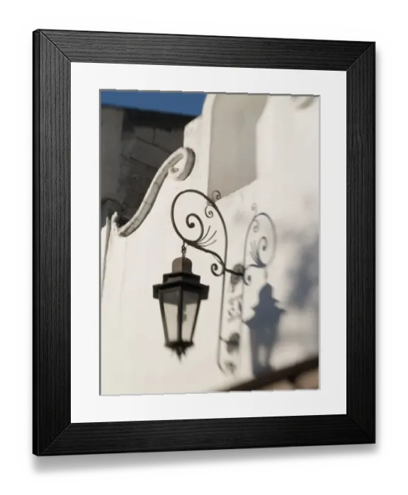 Framed Print : Antigua, Guatemala: Deatil of a lamp fixture
