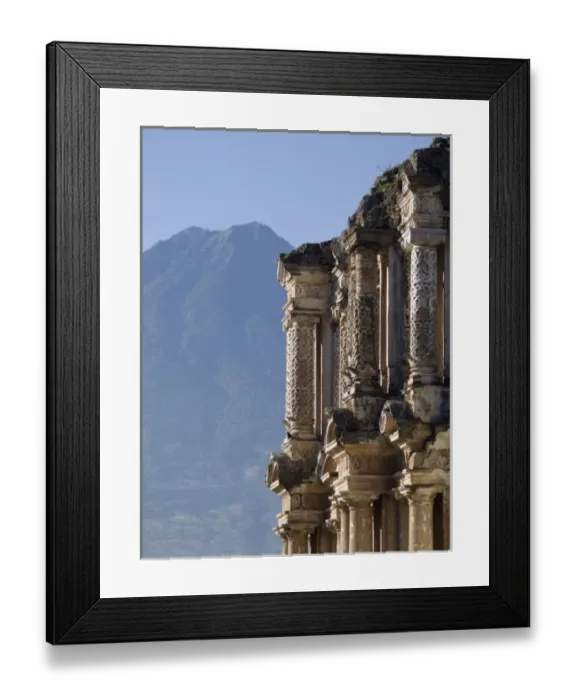 Framed Print : Antigua, Guatemala: Remains of old churches destroyed in earthquales / mudlsides Framed Print : Antigua, Guatemala: Remains of old churches destroyed in earthquales / mudlsides