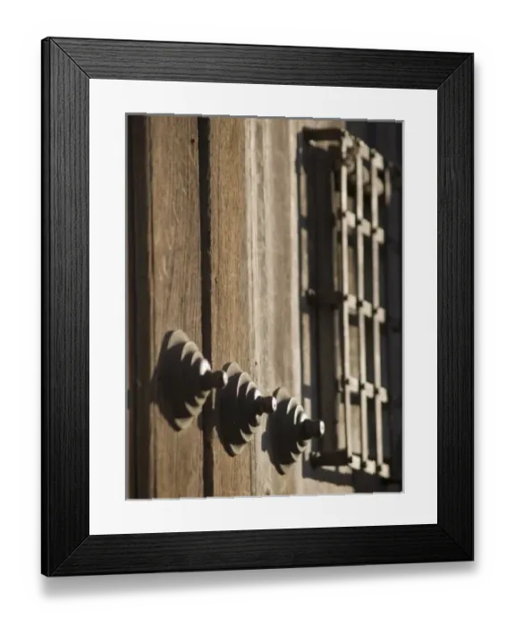 Framed Print : Antigua, Guatemala: Details of church facades