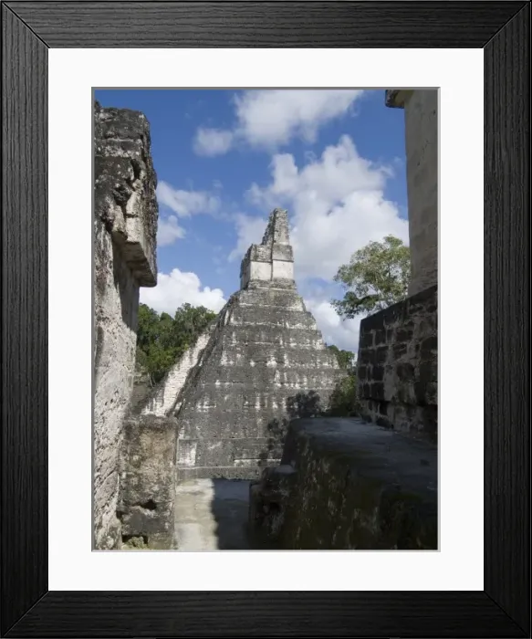 Framed Print : Tikal, Guatemala: Tikal Maya Ruins, Pyramid #1 Framed Print : Tikal, Guatemala: Tikal Maya Ruins, Pyramid #1