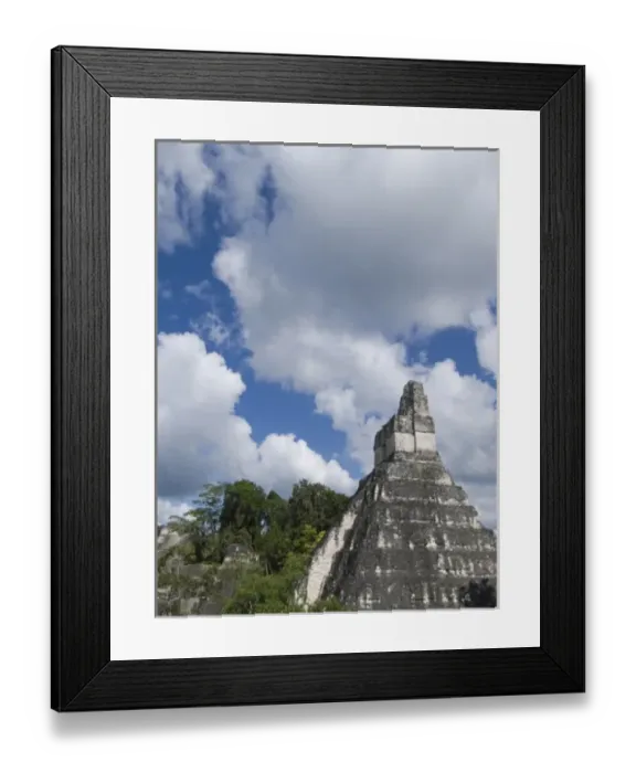 Framed Print : Tikal, Guatemala: Tikal Maya Ruins, Pyramid #1 Framed Print : Tikal, Guatemala: Tikal Maya Ruins, Pyramid #1