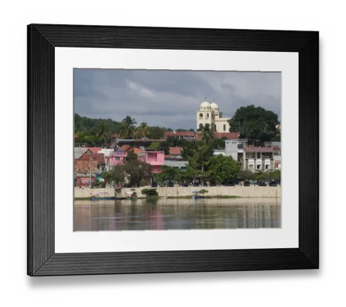 Framed Print : Flores, Guatemala: Views of the island that is the heart of flores2 Framed Print : Flores, Guatemala: Views of the island that is the heart of flores2