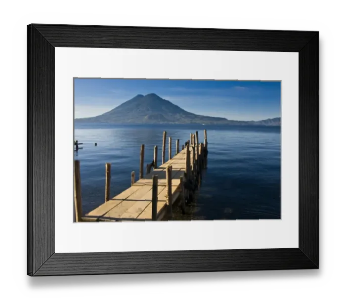 Framed Print : Guatemala, Western Highlands, Lake Atitlan, Panajachel. Early morning light on lake Framed Print : Guatemala, Western Highlands, Lake Atitlan, Panajachel. Early morning light on lake