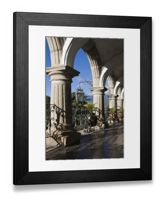 Framed Print : Guatemala, Antigua. This is the stone archway of the Palace of the Noble City Hall Framed Print : Guatemala, Antigua. This is the stone archway of the Palace of the Noble City Hall