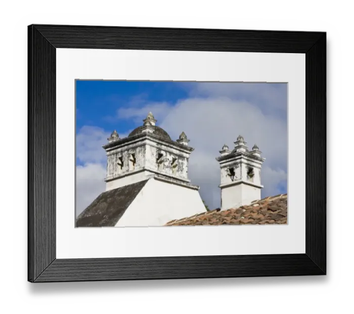 Framed Print : Guatemala, Antigua. Cupolas are a very popular feature in many residential homes and hotels Framed Print : Guatemala, Antigua. Cupolas are a very popular feature in many residential homes and hotels
