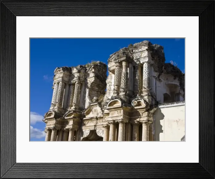 Framed Print : Guatemala, Antigua. El Carmen Church Ruin, or Inglesia de Carmen, Former seat of