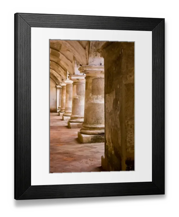Framed Print : Guatemala, Antigua. The Convent of Las Capuchinas. Founded by five nuns that came from Madrid
