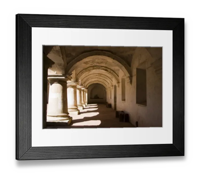 Framed Print : Guatemala, Antigua. The Convent of Las Capuchinas. Founded by five nuns that came from Madrid