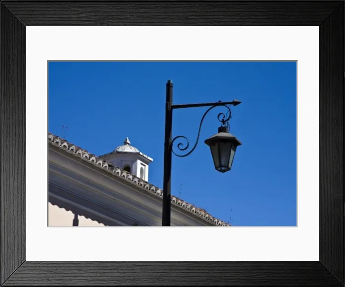 Framed Print : Guatemala, Antigua. Ornate lamppost in the streets of Antigua Framed Print : Guatemala, Antigua. Ornate lamppost in the streets of Antigua