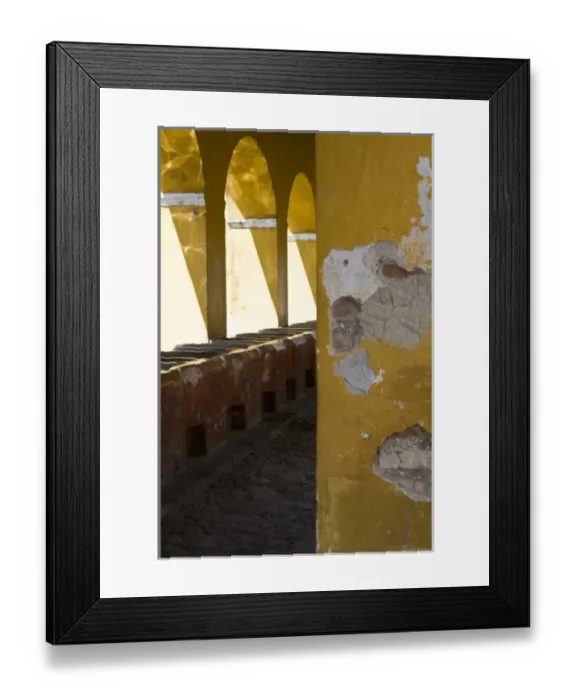 Framed Print : Central America, Guatemala, Antigua. Public wash basins where the local women do their laundry
