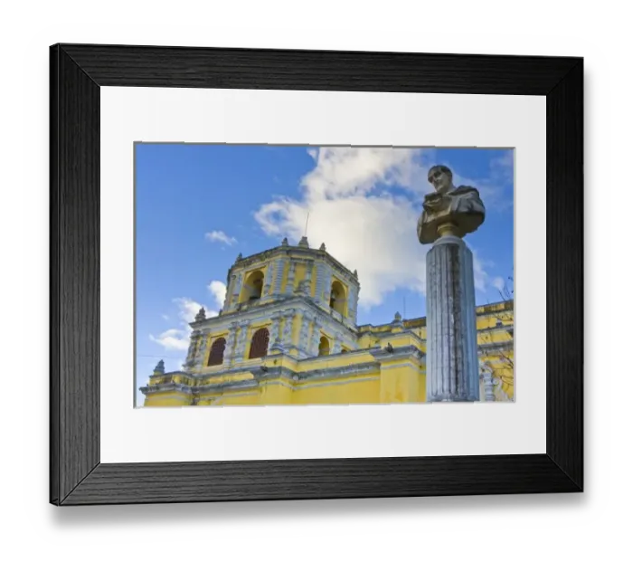 Framed Print : Guatemala, Antigua. The church of La Merced was originally built in 1548. Its present Framed Print : Guatemala, Antigua. The church of La Merced was originally built in 1548. Its present