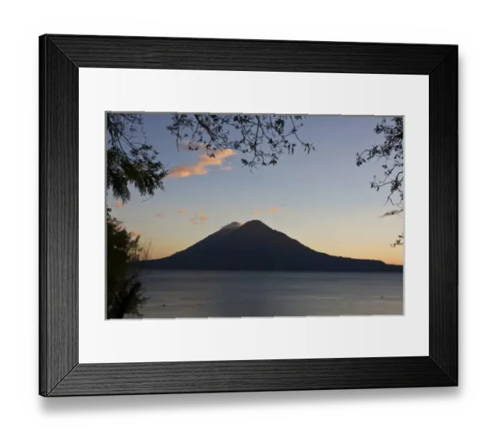 Framed Print : Guatemala, Western Highlands, Lake Atitlan. San Pedro volcano, one of many volcanos Framed Print : Guatemala, Western Highlands, Lake Atitlan. San Pedro volcano, one of many volcanos