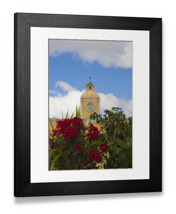 Framed Print : Guatemala, Antigua. Clock tower of the Arco de Santa Catarina Framed Print : Guatemala, Antigua. Clock tower of the Arco de Santa Catarina