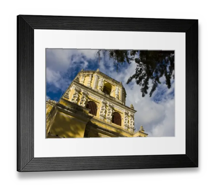 Framed Print : Guatemala, Antigua. The church of La Merced was originally built in 1548. Its present Framed Print : Guatemala, Antigua. The church of La Merced was originally built in 1548. Its present