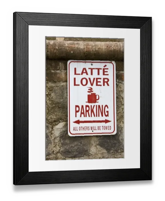 Framed Print : Guatemala, Antigua. Sign at a local coffee plantation in Antigua Framed Print : Guatemala, Antigua. Sign at a local coffee plantation in Antigua