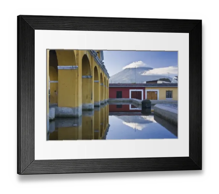 Framed Print : Guatemala, Antigua. Public wash basins where the local women do their laundry Framed Print : Guatemala, Antigua. Public wash basins where the local women do their laundry