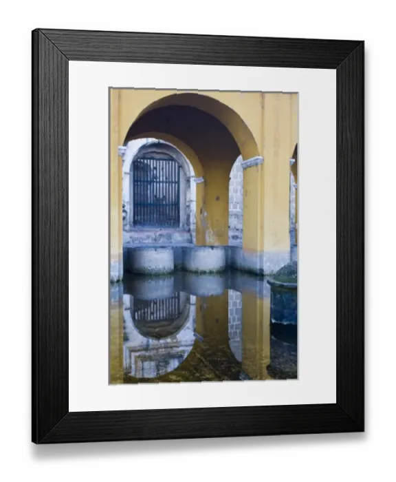 Framed Print : Guatemala, Antigua. Public wash basins where the local women do their laundry Framed Print : Guatemala, Antigua. Public wash basins where the local women do their laundry