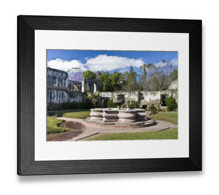 Framed Print : Guatemala, Antigua. School bulit by friars in 1757, it did not have the royal approval