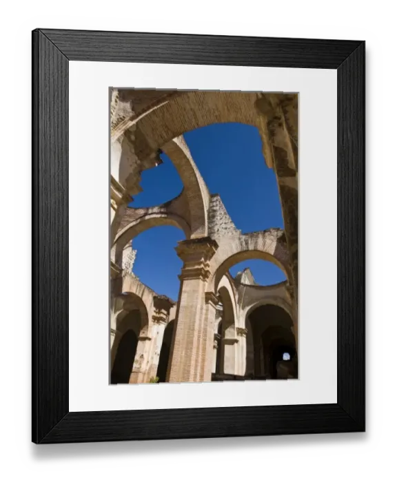 Framed Print : Guatemala, Antigua. The Ruins of the Cathedral de Antigua. The Cathedral was almost Framed Print : Guatemala, Antigua. The Ruins of the Cathedral de Antigua. The Cathedral was almost