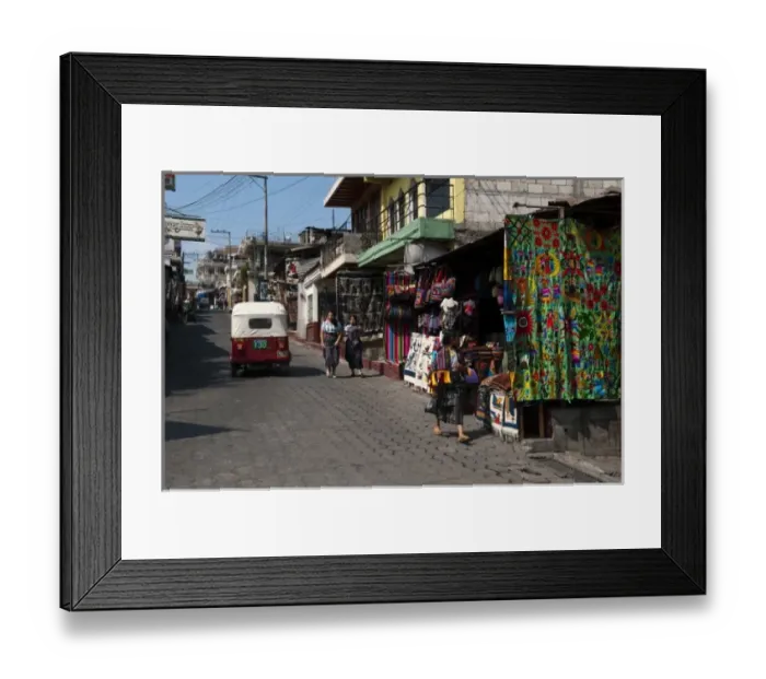 Framed Print : Santiago Atitlan, Lake Atitlan, Guatemala Framed Print : Santiago Atitlan, Lake Atitlan, Guatemala