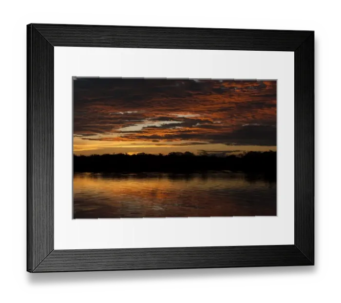 Framed Print : Permanent ponds in Savannah Rupununi, Guyana
