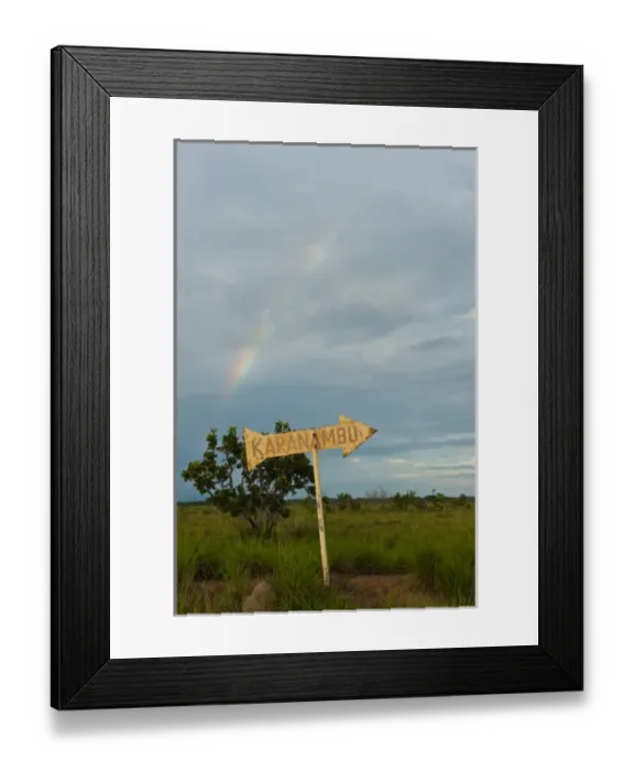 Framed Print : Savannah North Rupununi, Guyana