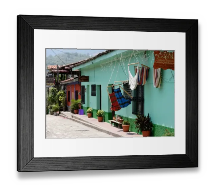Framed Print : Central America, Honduras, Copan, A local souvenir shop Framed Print : Central America, Honduras, Copan, A local souvenir shop