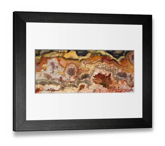 Framed Print : Mexico. Close-up of Crazy Lace Agate stone Framed Print : Mexico. Close-up of Crazy Lace Agate stone