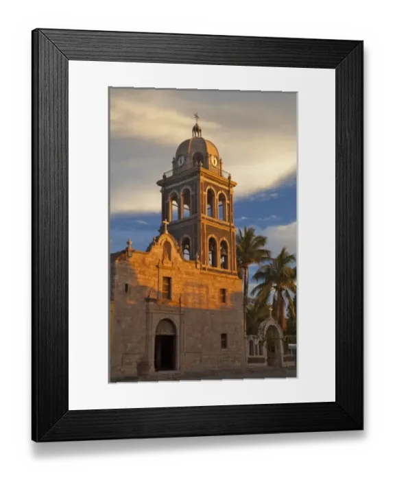 Framed Print : Historic Mission Loreto was founded in 1697 in Loreto Mexico