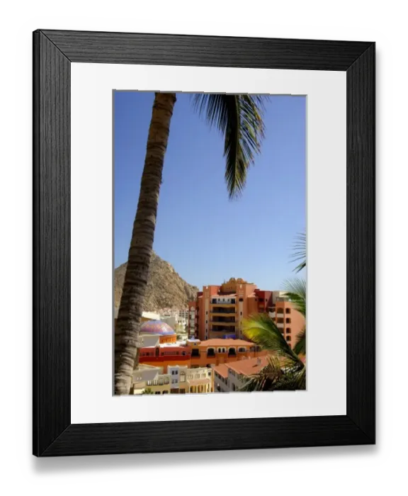 Framed Print : North America, Mexico, State of Baja California Sur, Cabo San Lucas. Typical resort Framed Print : North America, Mexico, State of Baja California Sur, Cabo San Lucas. Typical resort