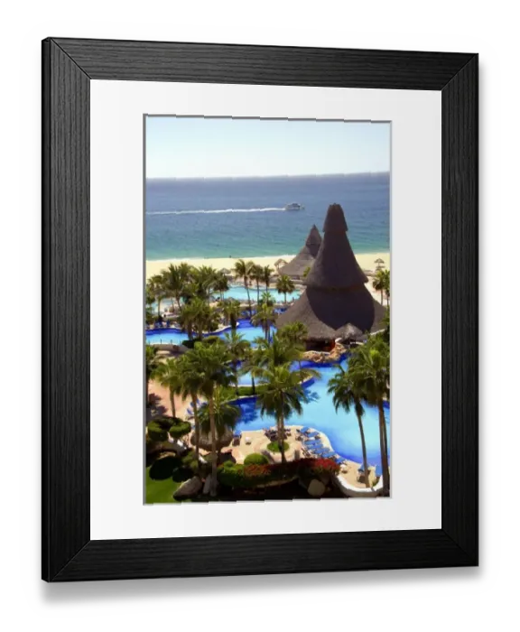 Framed Print : North America, Mexico, State of Baja California Sur, Cabo San Lucas. Typical resort Framed Print : North America, Mexico, State of Baja California Sur, Cabo San Lucas. Typical resort