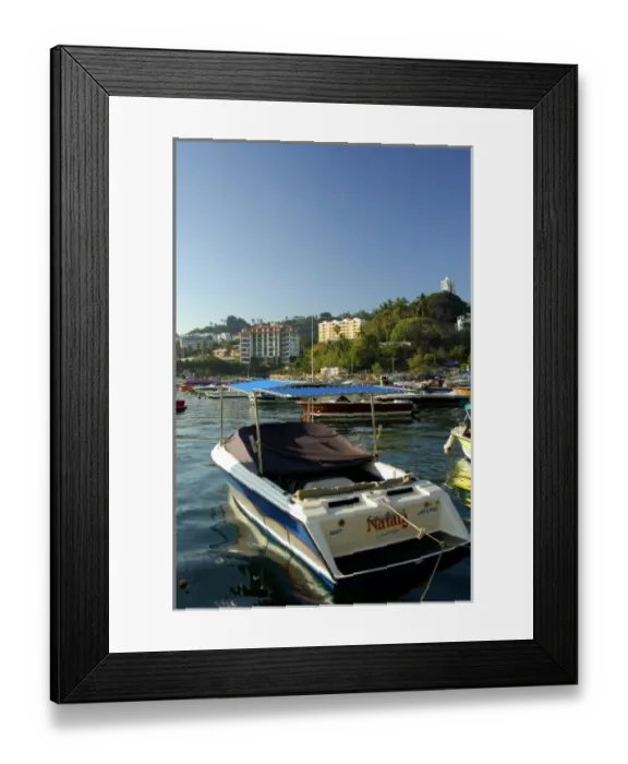 Framed Print : North America, Mexico, State of Guerrero, Acapulco. Acapulco Bay harbor Framed Print : North America, Mexico, State of Guerrero, Acapulco. Acapulco Bay harbor