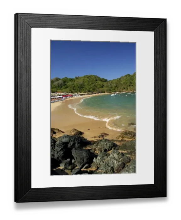 Framed Print : North America, Mexico, State of Guerrero, Ixtapa & Zihuatanejo, Isla Ixtapa