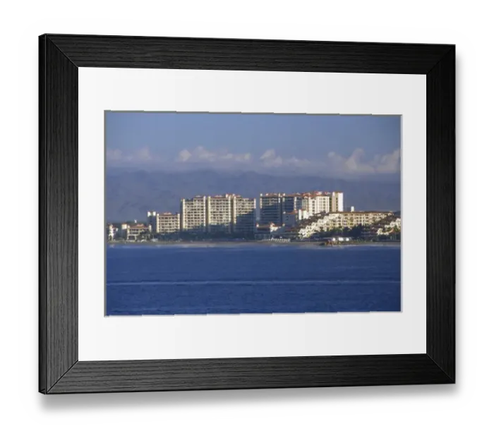 Framed Print : North America, Mexico, State of Jalisco, Puerto Vallarta. View of Puerto Vallarta from Banderas Bay Framed Print : North America, Mexico, State of Jalisco, Puerto Vallarta. View of Puerto Vallarta from Banderas Bay