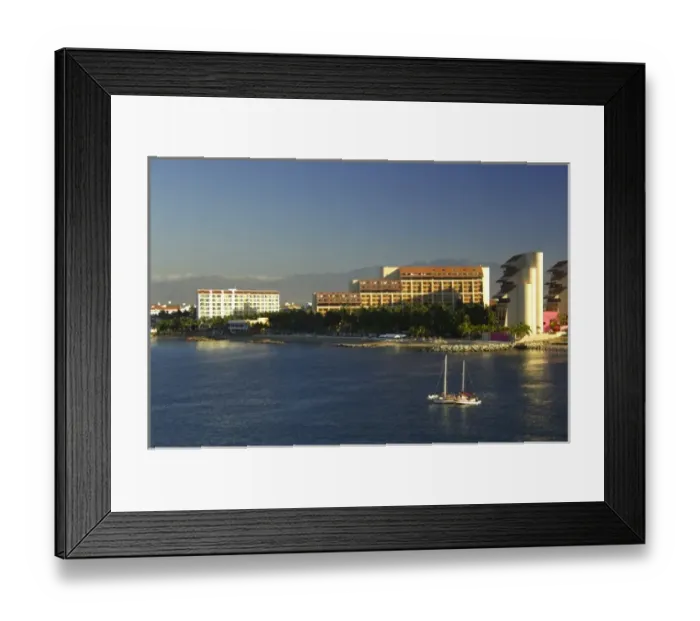 Framed Print : North America, Mexico, State of Jalisco, Puerto Vallarta. View of Puerto Vallarta from Banderas Bay Framed Print : North America, Mexico, State of Jalisco, Puerto Vallarta. View of Puerto Vallarta from Banderas Bay