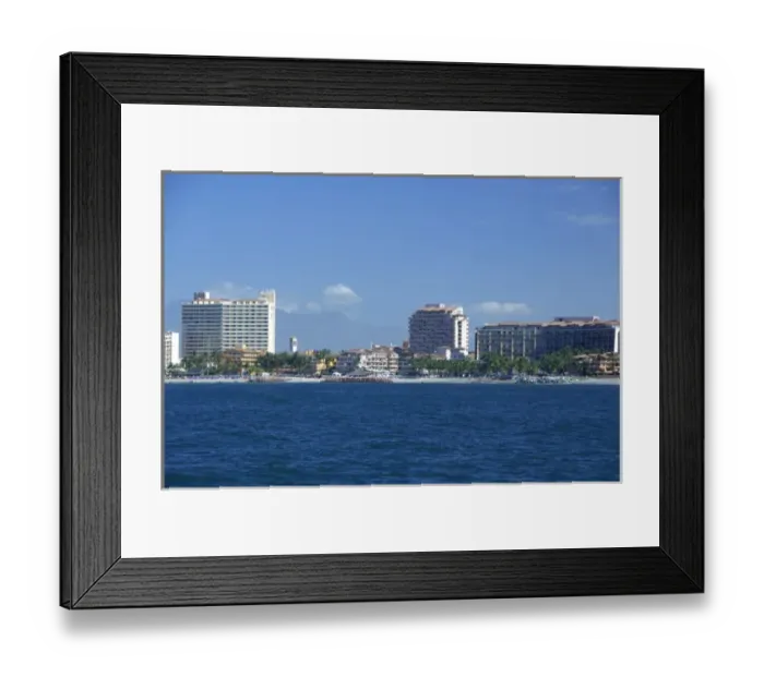 Framed Print : North America, Mexico, State of Jalisco, Puerto Vallarta. Typical beach front resorts Framed Print : North America, Mexico, State of Jalisco, Puerto Vallarta. Typical beach front resorts