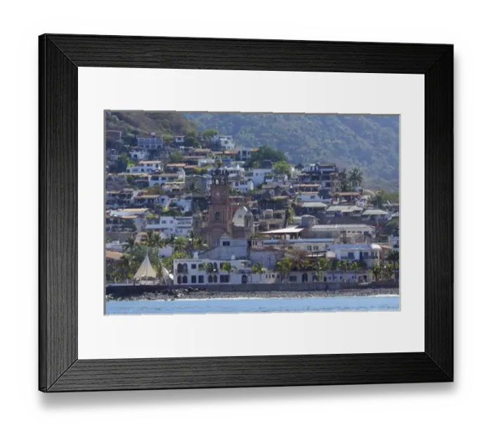 Framed Print : North America, Mexico, State of Jalisco, Puerto Vallarta. View of old historic area Framed Print : North America, Mexico, State of Jalisco, Puerto Vallarta. View of old historic area
