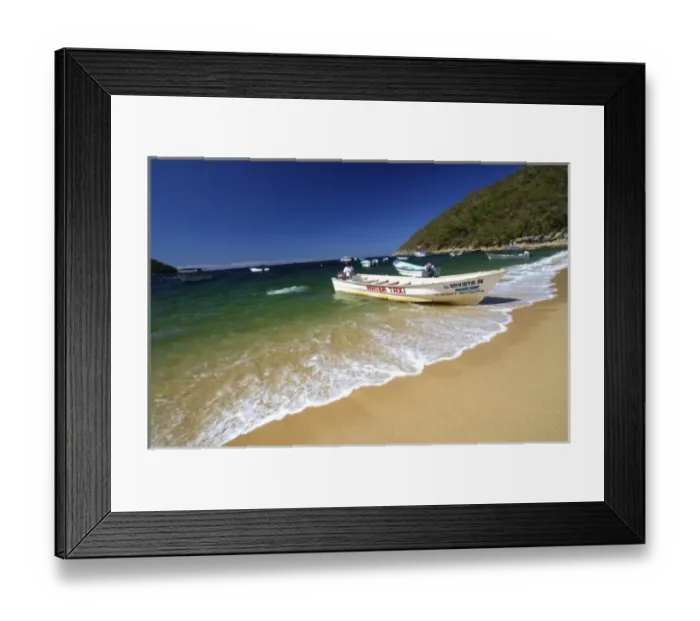 Framed Print : North America, Mexico, State of Jalisco, Puerto Vallarta. Green waters of Yelapa Beach Framed Print : North America, Mexico, State of Jalisco, Puerto Vallarta. Green waters of Yelapa Beach