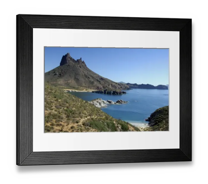 Framed Print : Mexico, Sonora, San Carlos. Tetakawi Hill. THIS IMAGE HAS SOME RESTRICTIONS FOR US